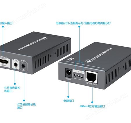 品牌推荐朗强HDBASET方案HDMI延长器LKV375N