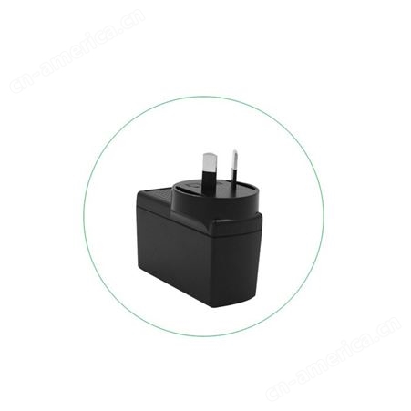 5V3A澳规黑色单USB接口充电器 SAA认证 六级能效标准