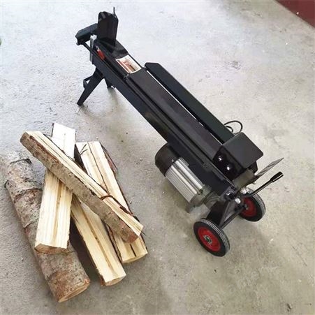 立式液压劈柴机 全自动树墩劈木机 家用小型破木机