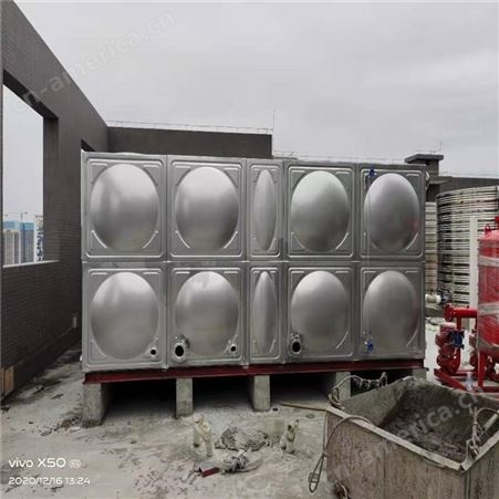 厂家定制不锈钢消防水箱 组合式不锈钢水箱