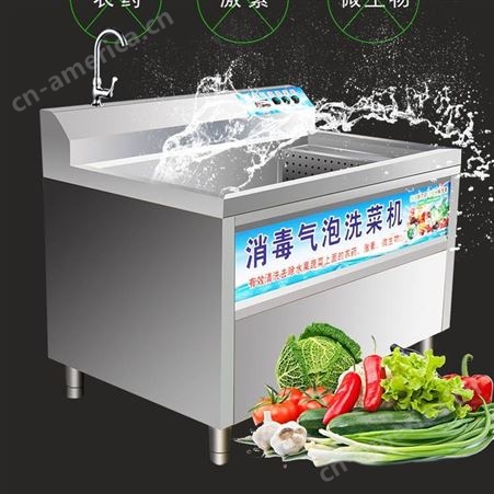 洗菜机商用大容量全自动臭氧消毒去农残多功能大型果蔬清洗机