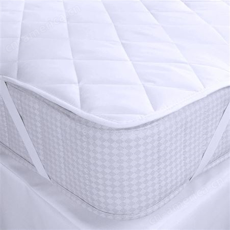 酒店床垫保护垫磨毛交织棉防滑垫保洁垫宾馆床上用品床笠厂家批发