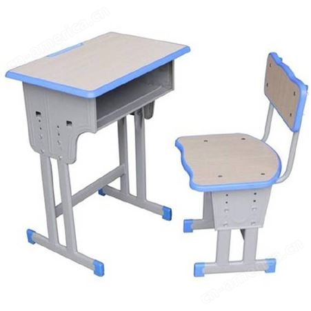 江西钢木课桌椅厂家 南昌定做多功能课桌椅 单人双人学生课桌椅供应