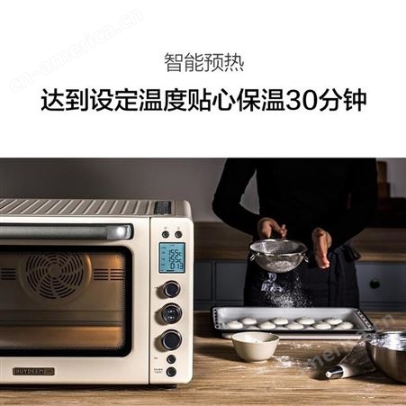 北鼎（Buydeem）家用商用电烤箱多功能台式烤箱低温发酵空气炸烤鸡-T750