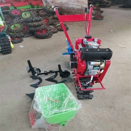 小型链轨耘耕机多功能家用手扶式汽油柴油链轨施肥机