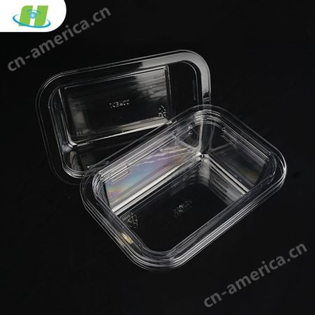 一次性PET生鲜透明吸塑盒蔬菜水果糕点盒超市加厚保鲜盘打包盒