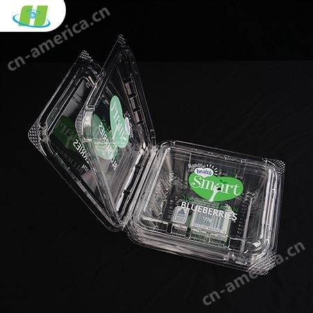 蓝莓盒 一次性透明水果盒加厚PET吸塑盒 塑料水果包装盒子
