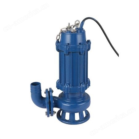 羊城水泵WQ型无堵塞污水泵 杂质污泥提升泵 污水污物泵浦