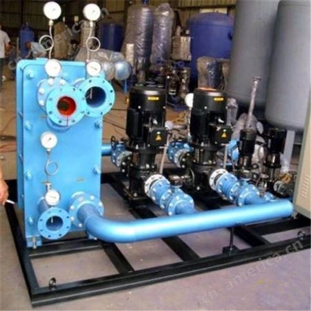 管壳式换热器机组 空调换热器机组  煤气余热换热器机组