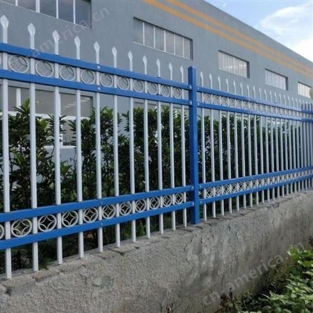 甘肃小区铸铁围墙护栏学校工厂锌钢围墙护栏科阳旧校区改造护栏
