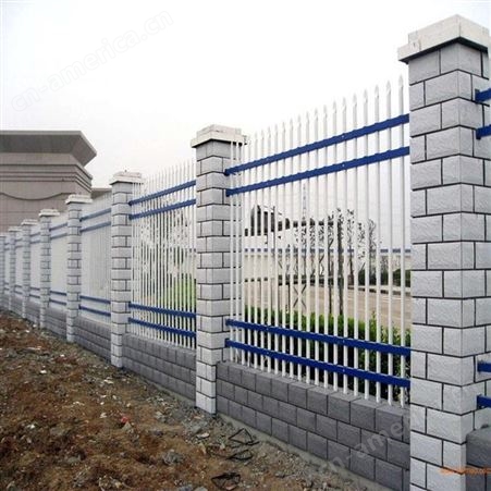 甘肃小区铸铁围墙护栏学校工厂锌钢围墙护栏科阳旧校区改造护栏