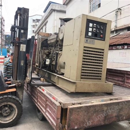 广州发电机组回收 大宇350kw二手柴油发电机组回收出售