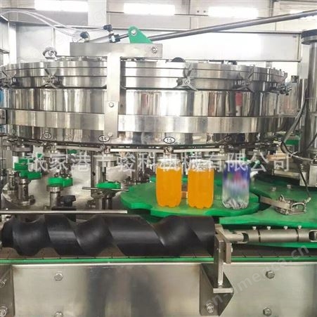 含气易拉罐饮料生产线 全自动碳酸饮料灌装机 小型碳酸饮料生产线 骏科机械