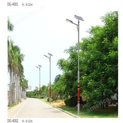 劲辉户外照明感应智能一体化LED太阳能路灯 6米灯杆