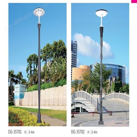 劲辉照明3米4米古典欧式庭院灯 压铸铝庭院路灯头