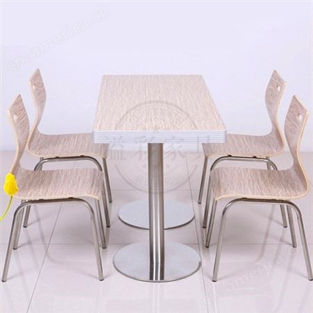 21加厚 快餐桌椅组合 奶茶店小吃店 肯德基桌椅组合定做溢彩家具256645厂家批发