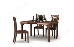 浙江实木餐桌椅子各种风格定制家具