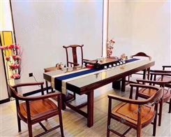 天津实木圆餐桌椅子各种风格