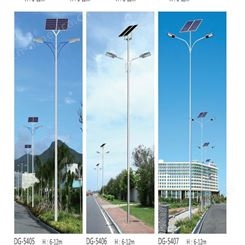 劲辉农村户外照明led太阳能路灯 6米市政工程款单臂灯