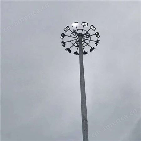 【润旭】高杆灯操场，18m升降式高杆灯厂家