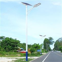 劲辉农村免电线安装8米锂电池双臂太阳能路灯