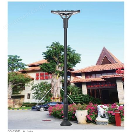 劲辉照明3米4米古典欧式庭院灯 压铸铝庭院路灯头