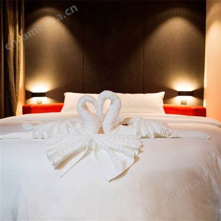 北京酒店床上用品可定做 欧尚维景纯棉床上用品 买过的人都好评