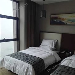 【北京酒店布草棉织品】北京纯棉床单被罩三四件套定做厂公司