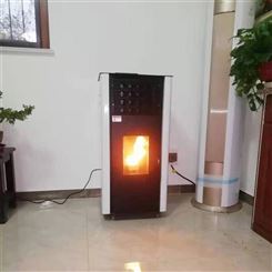 山东环保燃料取暖炉设备 家用真火颗粒取暖炉